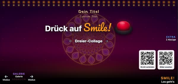 Start screen in the Mandala design: magenta ornament for Diwali and festivals